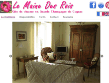 Tablet Screenshot of lemainedesrois.com